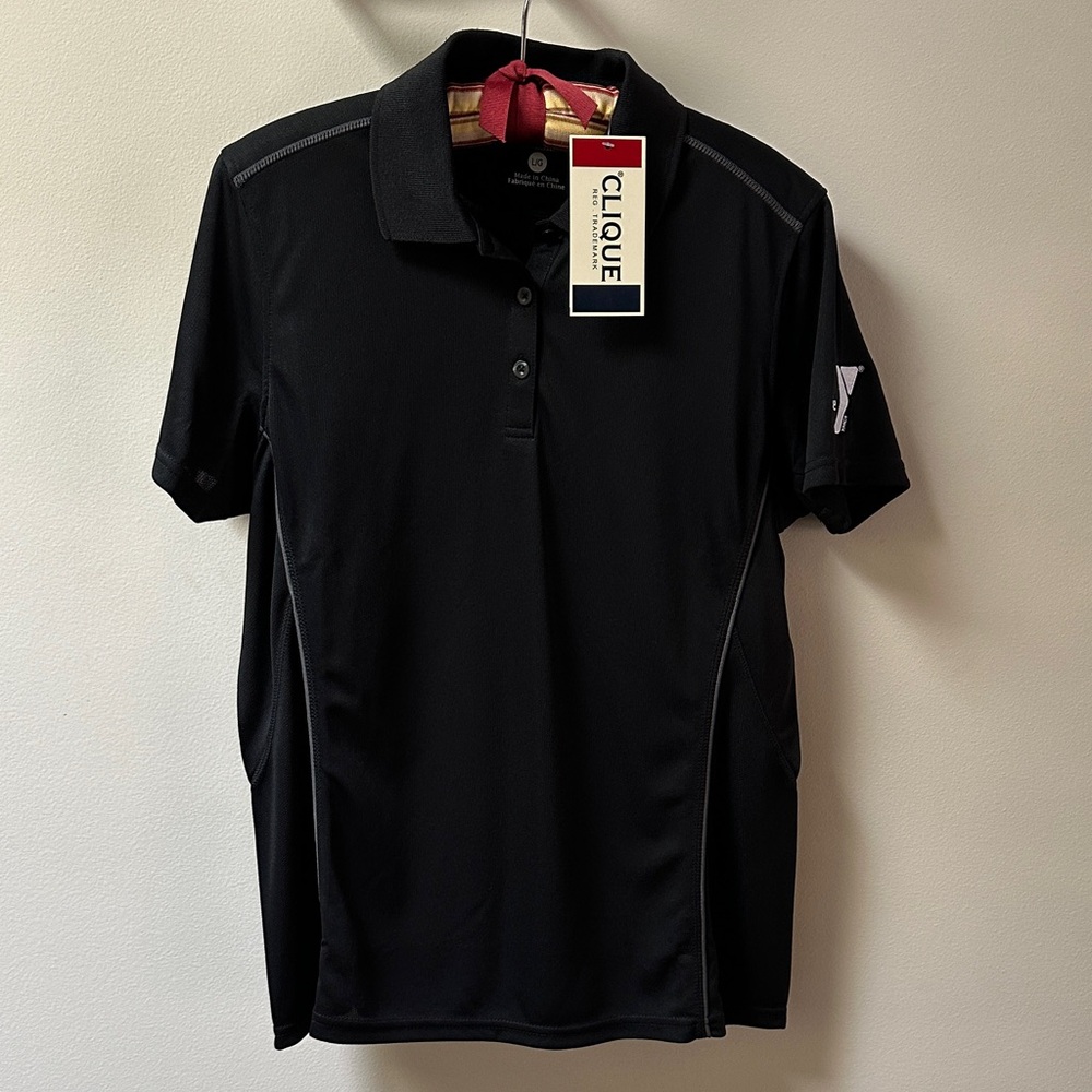 Women's Black Polo Shirt